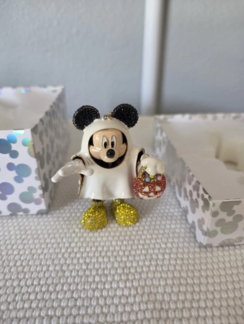 Baublebar Disney Mickey Mouse Halloween Ghost Bag Charm